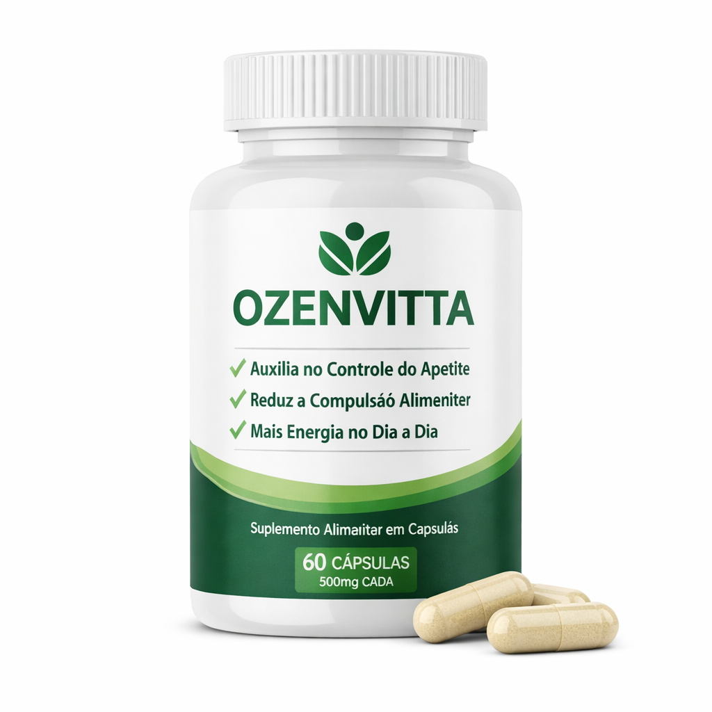 Ozenvitta suplemento alimentar em cápsulas para controle do apetite