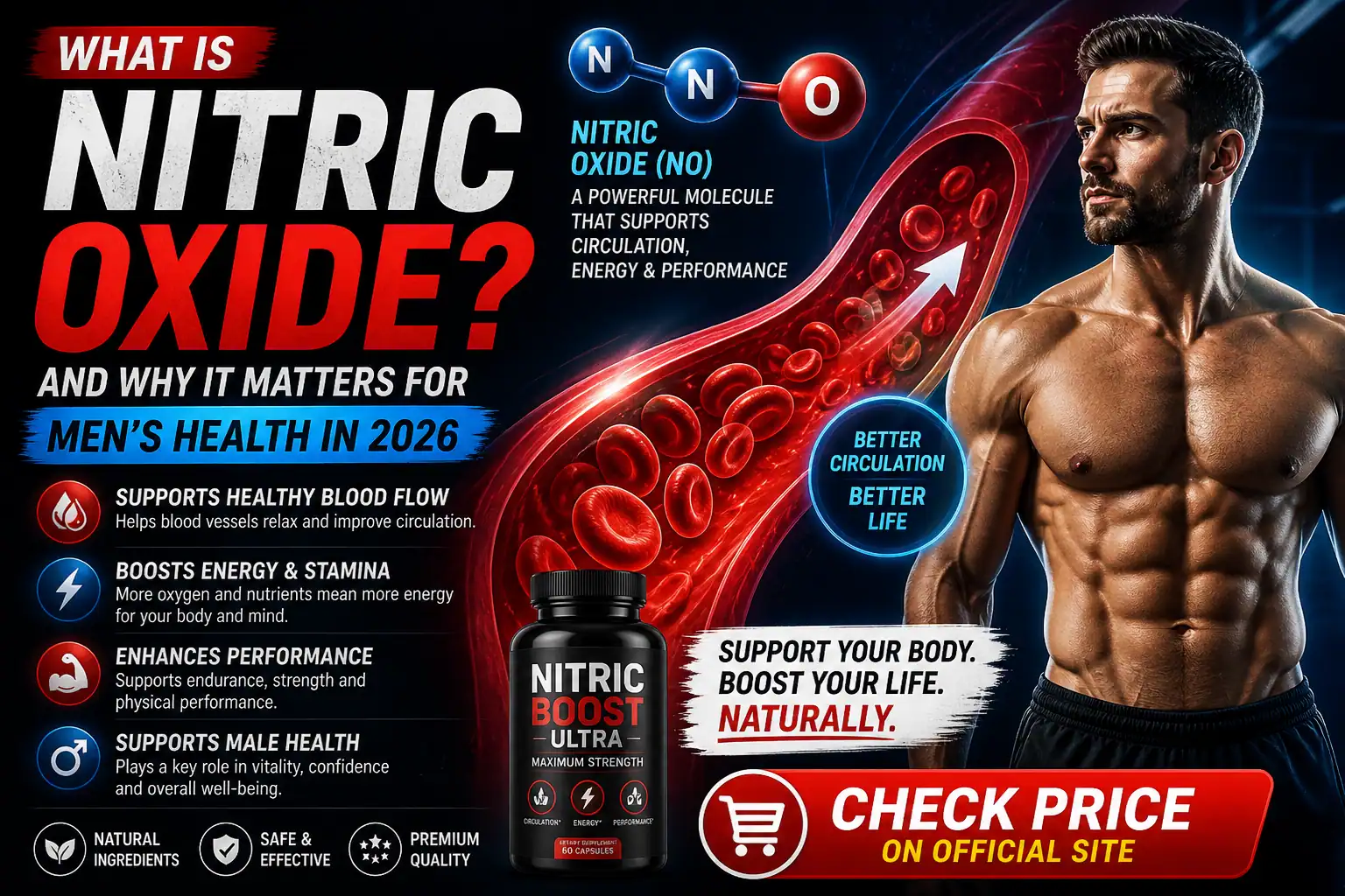 what is nitric oxide male health circulation benefits